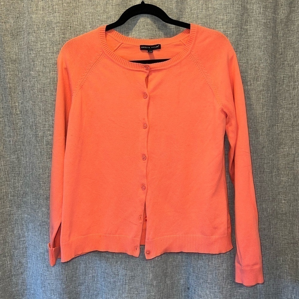 Carolyn Taylor Button front cardigan large